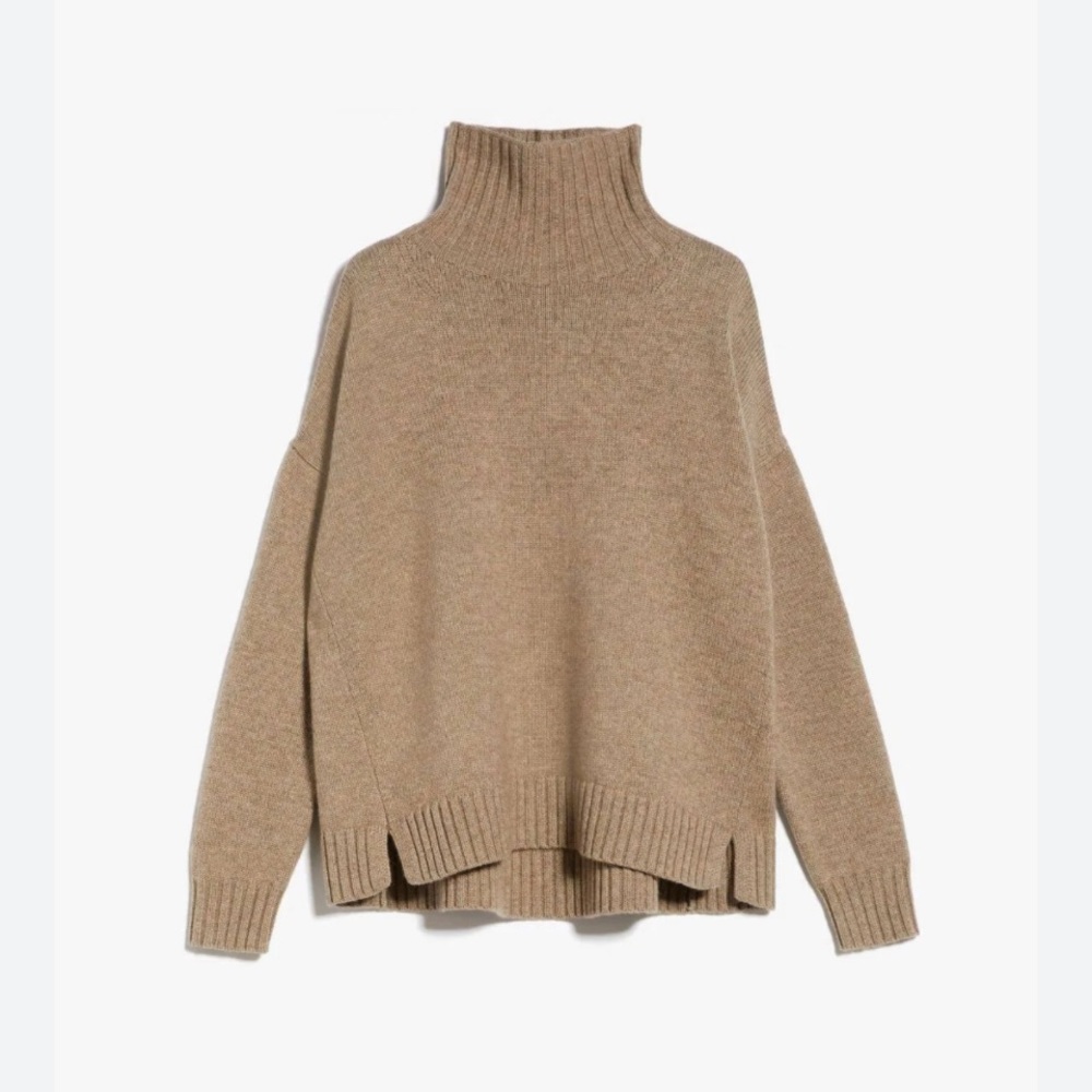 MaxMara Wool-Cashmere Gianna Sweater Color Sand size M